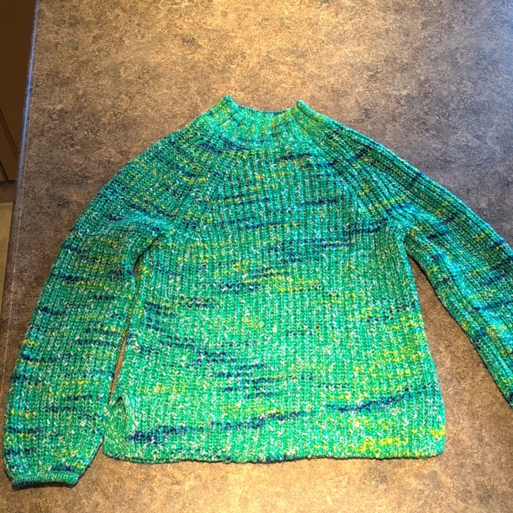 GAP mock neck chunky sweater